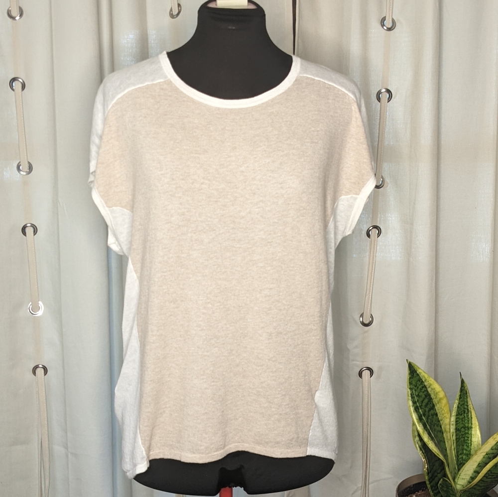 Pendleton linen blend beige shirt Small